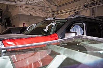 замена автостекол в Санрено с установкой